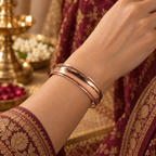 Brazalete Hindú de Diseño Sutil y Sofisticado